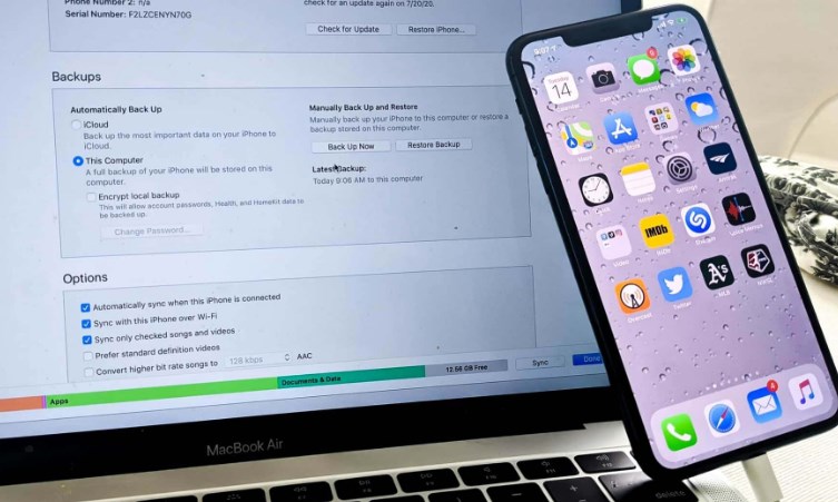 Restore iPhone Backup from External Hard Drive